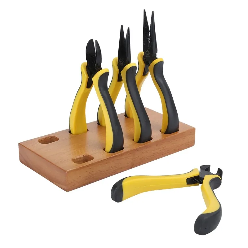 

Watch Repairing Pliers Pliers Set Professional Watch Repairing Diagonal Flat Pointed Nose Pliers Set with Base