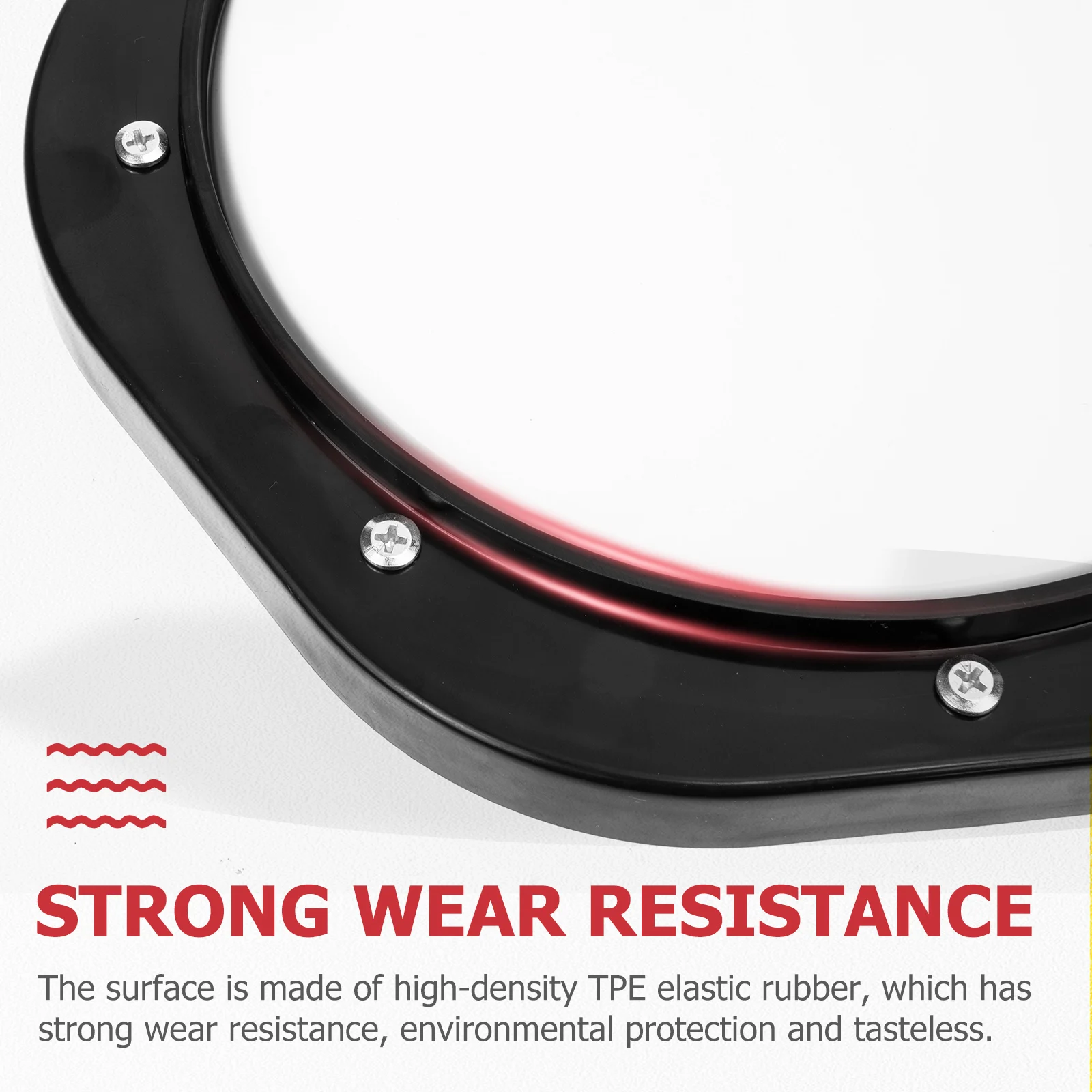 

Portable Drum Practice Pad Cushion TPE Material Drumming Accessory Home Use Quiet Training Tool Beginner Advanced