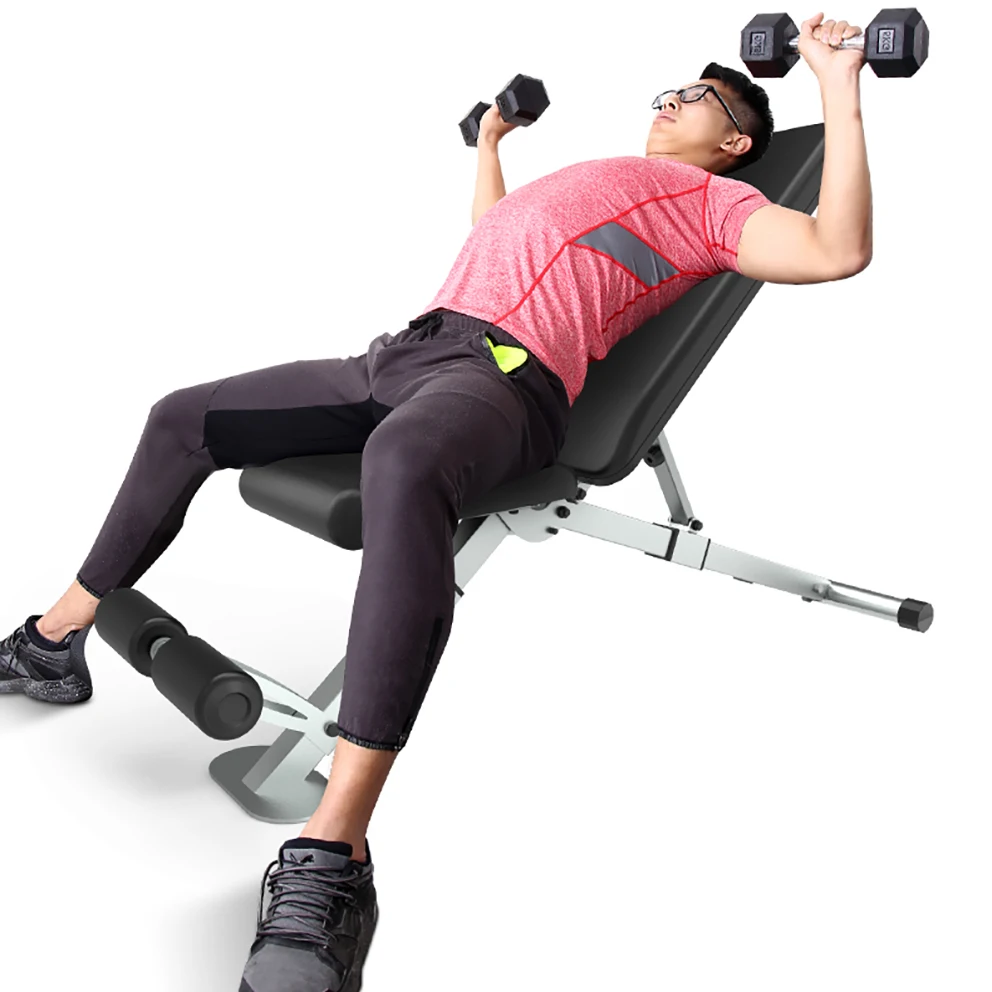 Factory Wholesale Utility Adjustable Weight Multi-Purpose Incline And Decline Bench Press For Gym Equipment Whole Body Workout