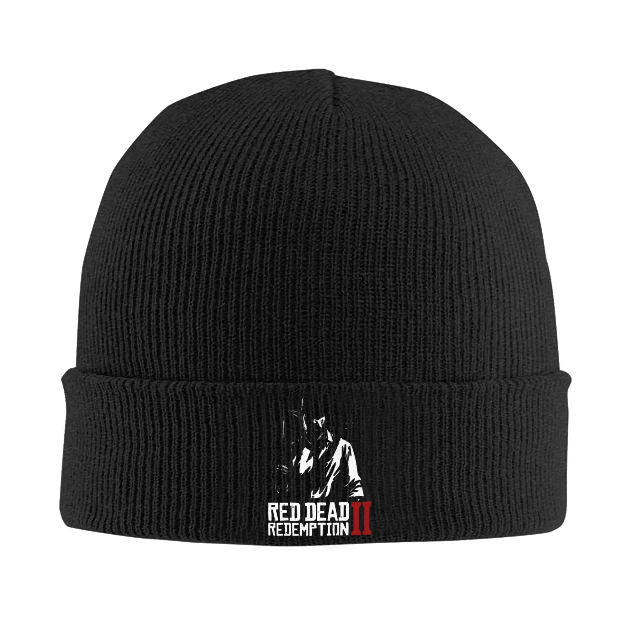 Red Dead Game Redemption RDR II Knitted Hat Beanie Winter Hats Warm Unisex Street Popular Game Caps Men Women Gift