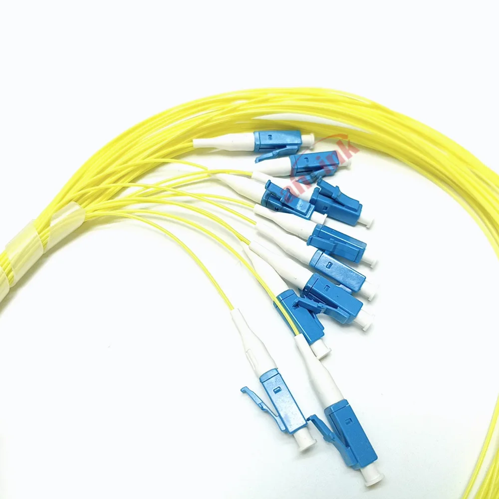 Fiber Optical Pigtail LC APC/UPC Simplex 9/125 1.5M Single Mode Fiber Optic Pigtail 0.9Mm LSZH