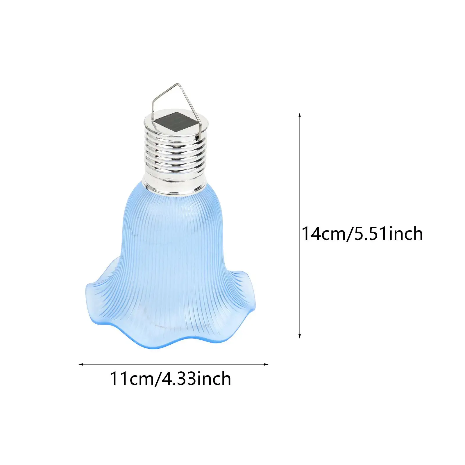 Outdoor Solar LED Hanging Light Lantern Multipurpose Ballet Skirt Shape