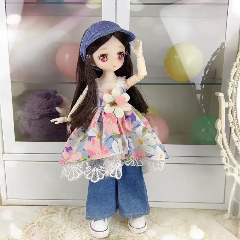 1/6 BJD ملابس دمى العصرية 30 سنتيمتر دمية تغيير الملابس الزي استبدال موضة فستان الأميرة فتاة لعبة هدية إكسسوارات دمي