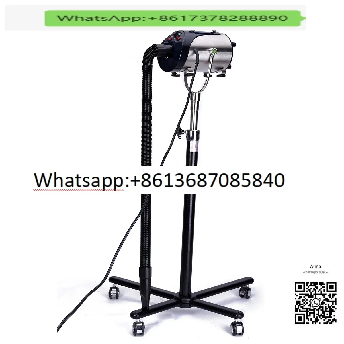 

PETSPROOFING portable 4 Nozzles Screen Adjustable Heat Pet Grooming Dog And Cat Hair Drying Force Dryer Water Blower