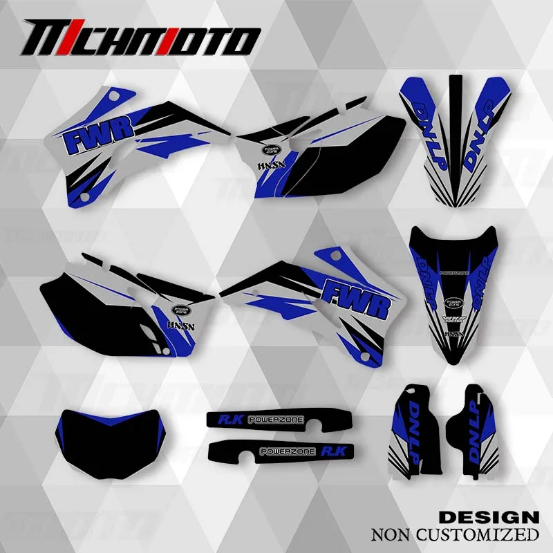 

MCHMFG For YAMAHA WRF450 2007 2008 2009 2010 2011 Graphics Decals Stickers Motorcycle Background Custom