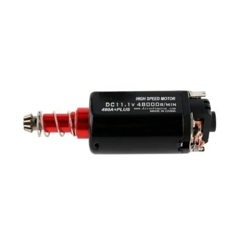 480 Size Metal Gear Motor, Strong Magnetic 11V Large Torque Long Shaft Motor for Airsoft & DIY
