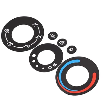 자동차 단추 수리 데칼 스티커, A/C 기후 제어 수리 단추 스티커, 폰티악 토런트 2005 2006 교체 액세서리 