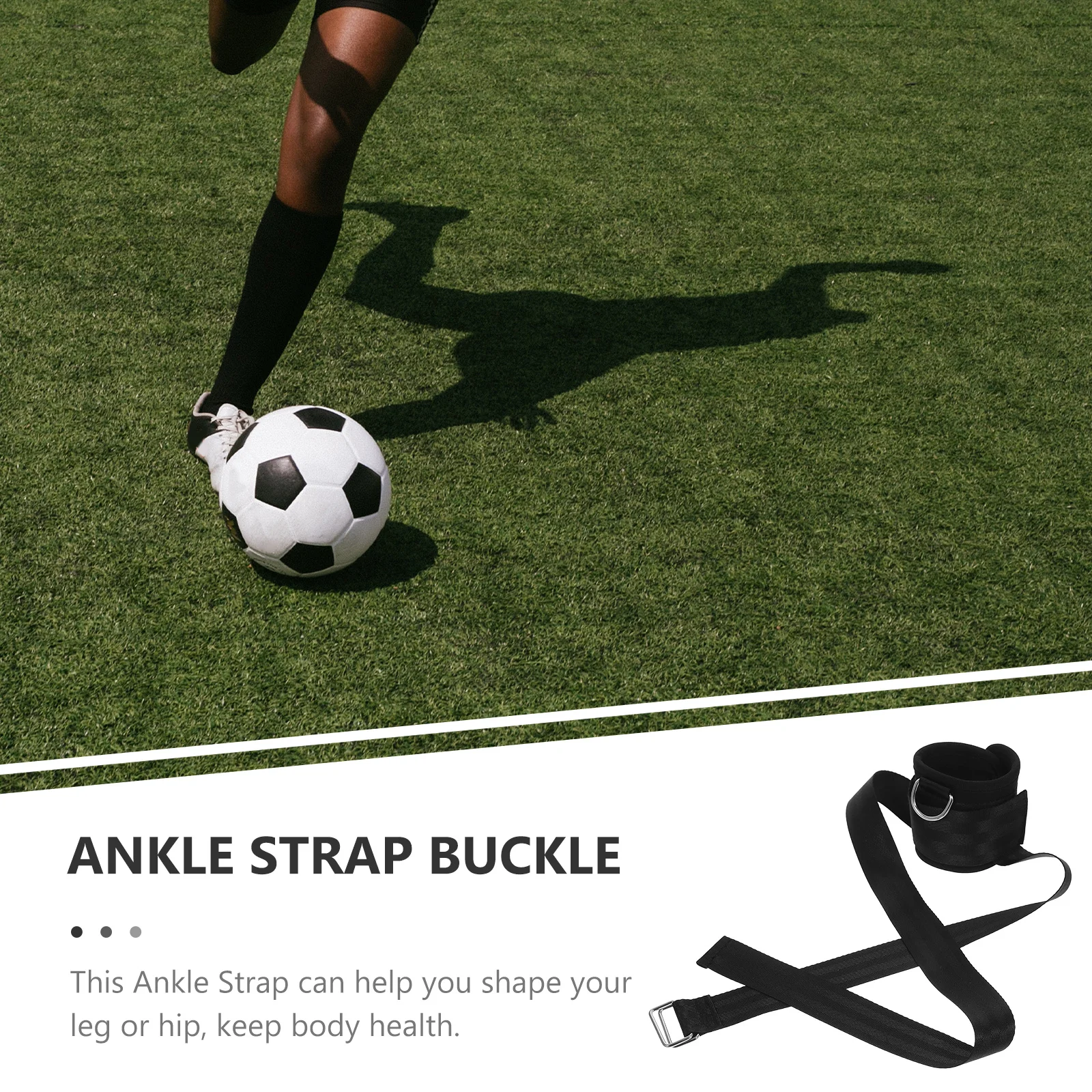 

2Pcs Ankle Straps Wear-Resistant Buckle Fitness Leg Strength Exercise Adjustable Cable Machine Attachment Professional Workout