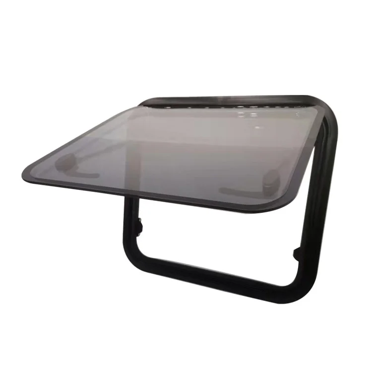 Factory Direct Supply 350x500mm Acrylic Caravan Window With Pleated Blind And Mosquito Net For Trailer Campers RV Replacement