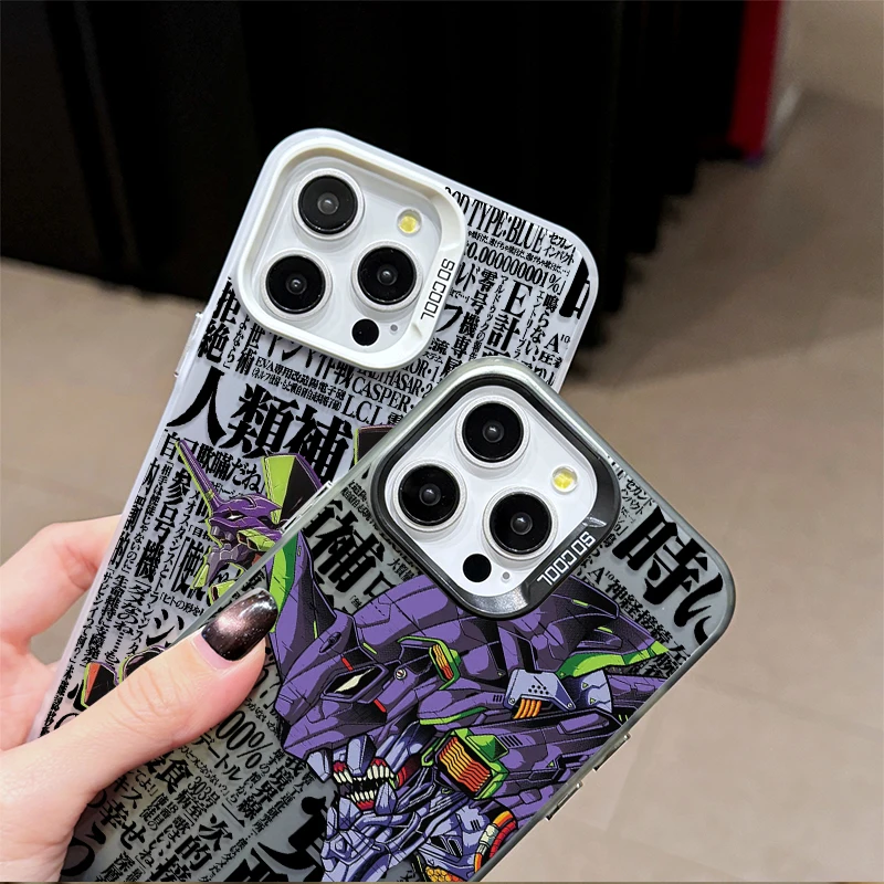 Capa de Telefone Cool e-evangelions para Samsung Galaxy A16 A06 A25 A05 A05S A54 A34 A24 A14 A73 A52 A32 A52S A22 A17 A07