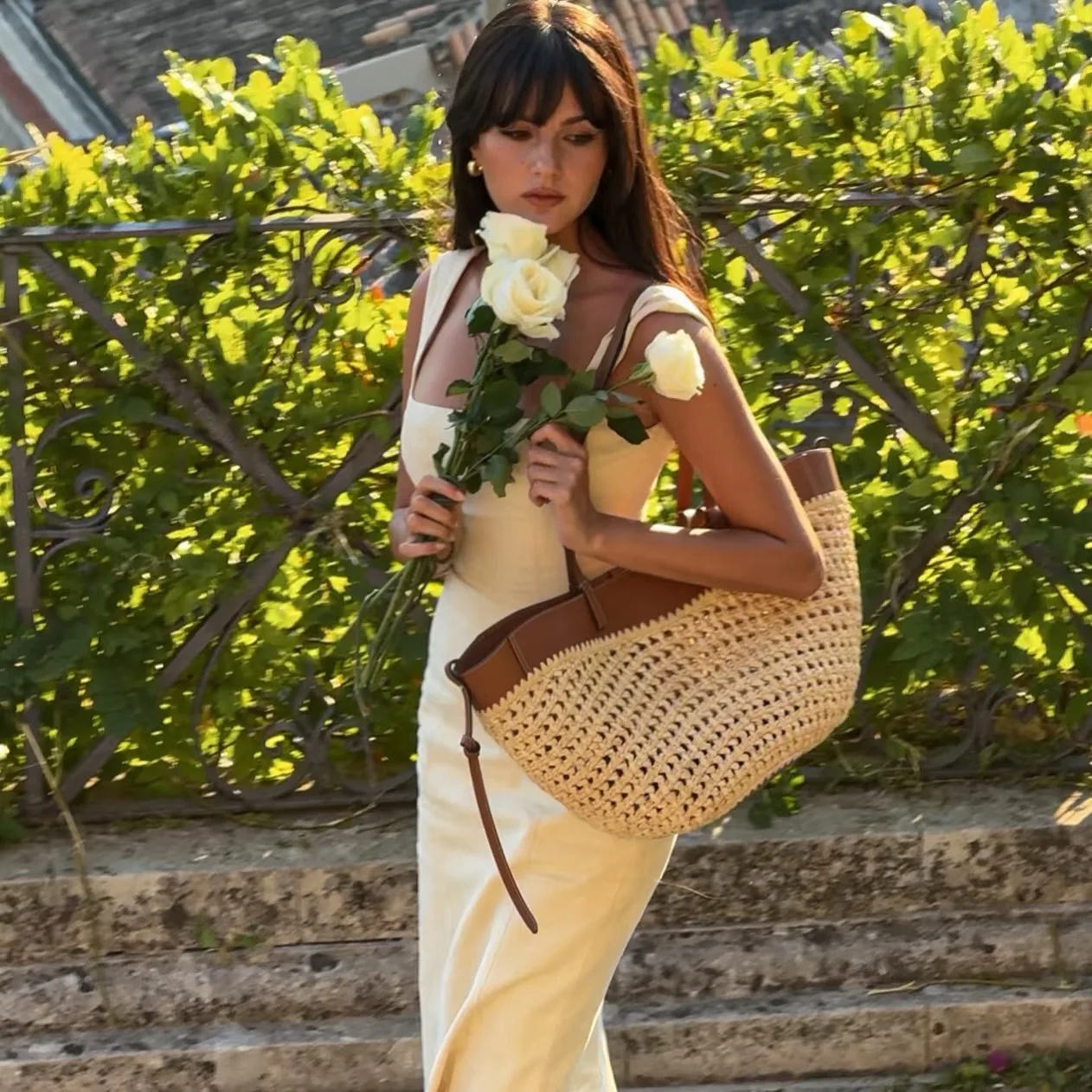 Strandurlaub große Damenhandtasche Bast handgewebte Tasche Einkaufstasche für Frauen als Mädchen Geschenk