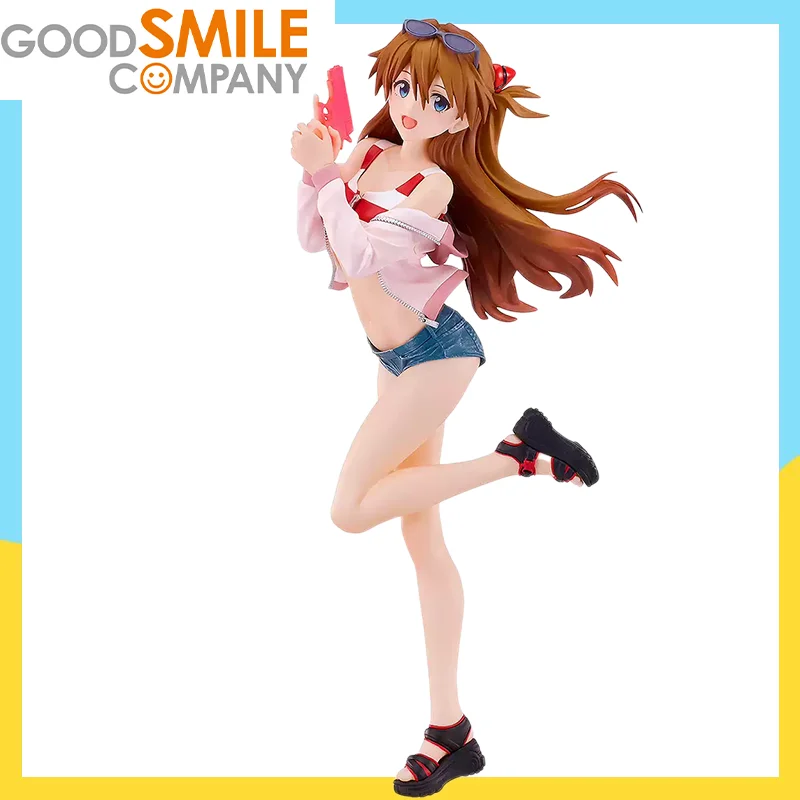 

В наличии Good Smile Company Evangelion Asuka Shikinami Langley Beach Queens Pop up Parade Аниме Фигурка Экшн-модель Игрушки Подарок