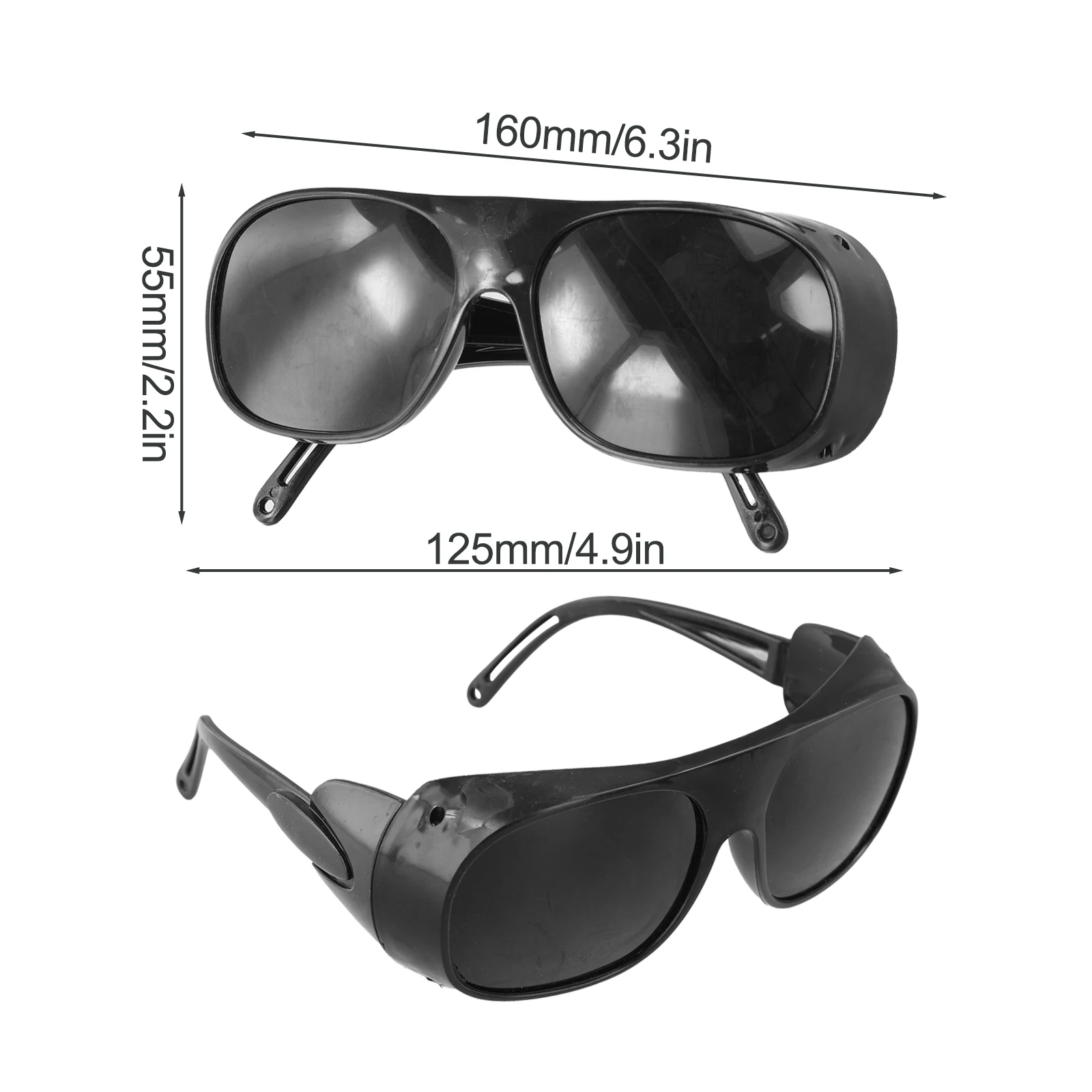 

Dustproof Auto Darkening Lightweight Design Polycarbonate Material For Industrial Use Automatic Dimming Welder Eyewear