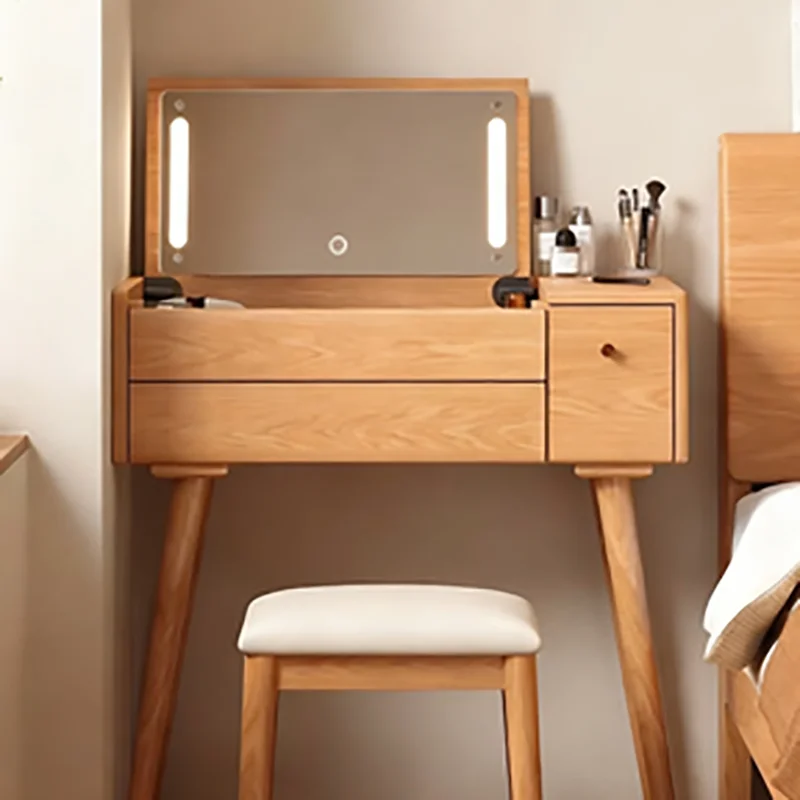 Meja Rias Vintage Elegan Estetika Klasik Premium Minimalis Meja Rias Gaya Industrial Meuble De Chambre Furniture