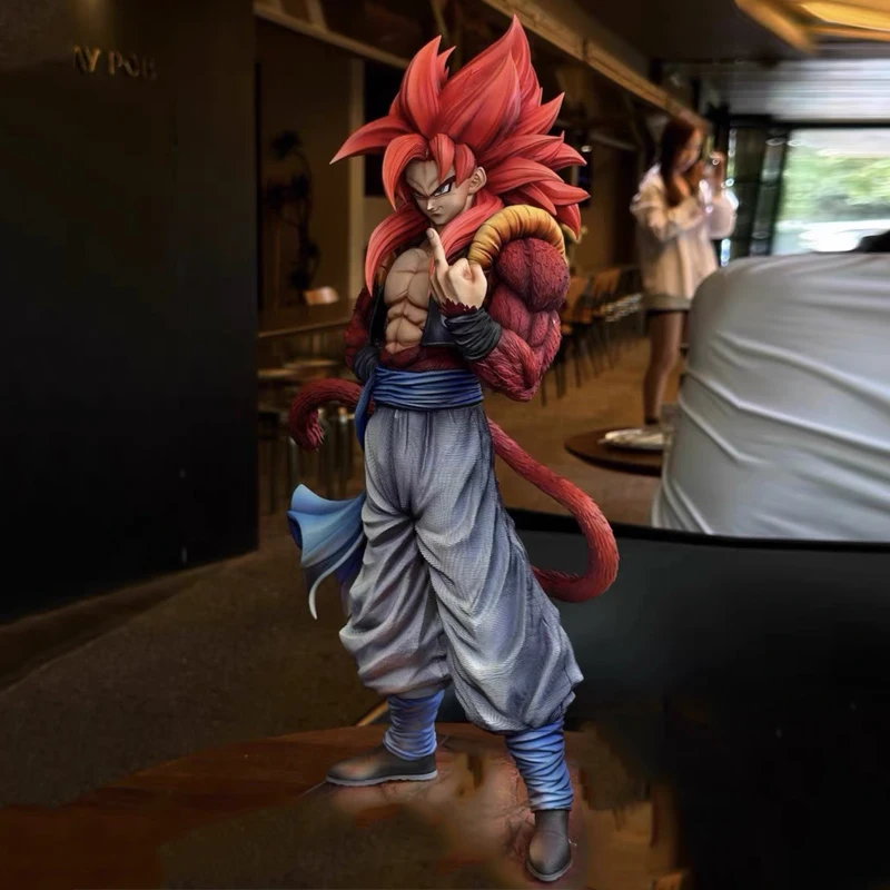 30 cm Dragon Ball Gogeta Figuur Super Saiyan 4 Rood Haar Gogeta Beeldje Pvc Standbeeld Anime Model Verzamelen Kamer Ornament speelgoed Geschenken