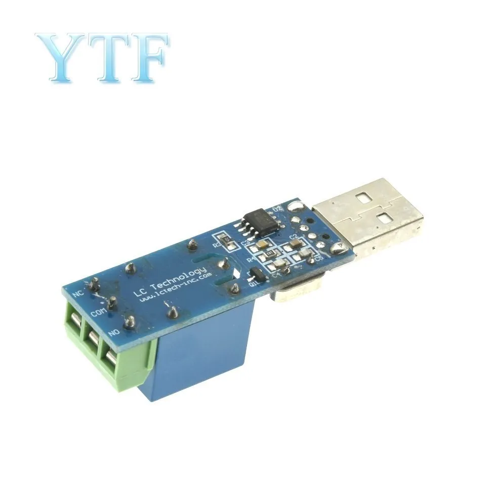 Módulo de relé USB tipo LCUS-1, convertidor electrónico, PCB, interruptor de Control inteligente USB