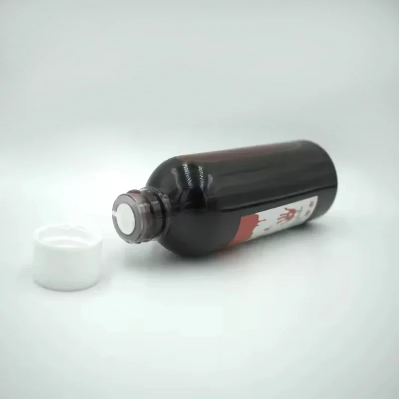 وهمية مسحة الدم زجاجة سوائل المرحلة المزحة لعبة أداة مصاصي الدماء المسرحية مضحك الرعب مهرجان حفلة DIY بها بنفسك تأثيري الدعائم