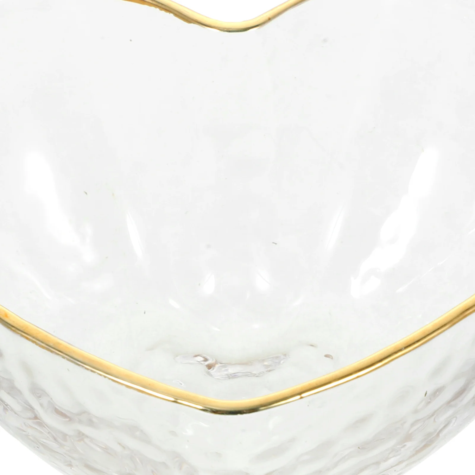 

Glass Crystal Dessert Heart Bowl Serving Fruit Salad Snack Clear Elegant Bowl for Wedding Party Reception