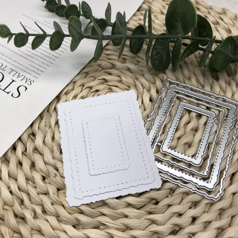 

1 шт. новые металлические штампы для резки, форма, рамка, украшение, скрапбук, лезвие для рукоделия, трафареты, штампы