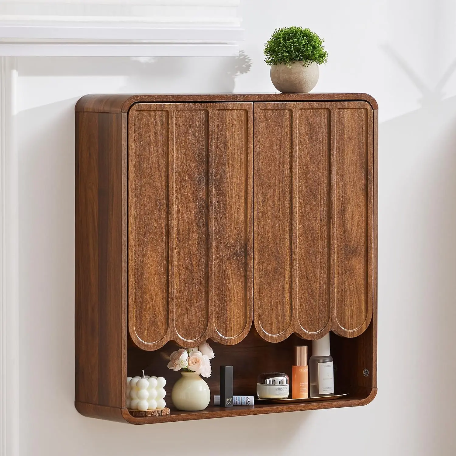 Bathroom Wall Mounted Storage Cabinet, Medicine Cabinet with Adjustable Shelf, Over The Toilet Storage Cabinet for, Customized