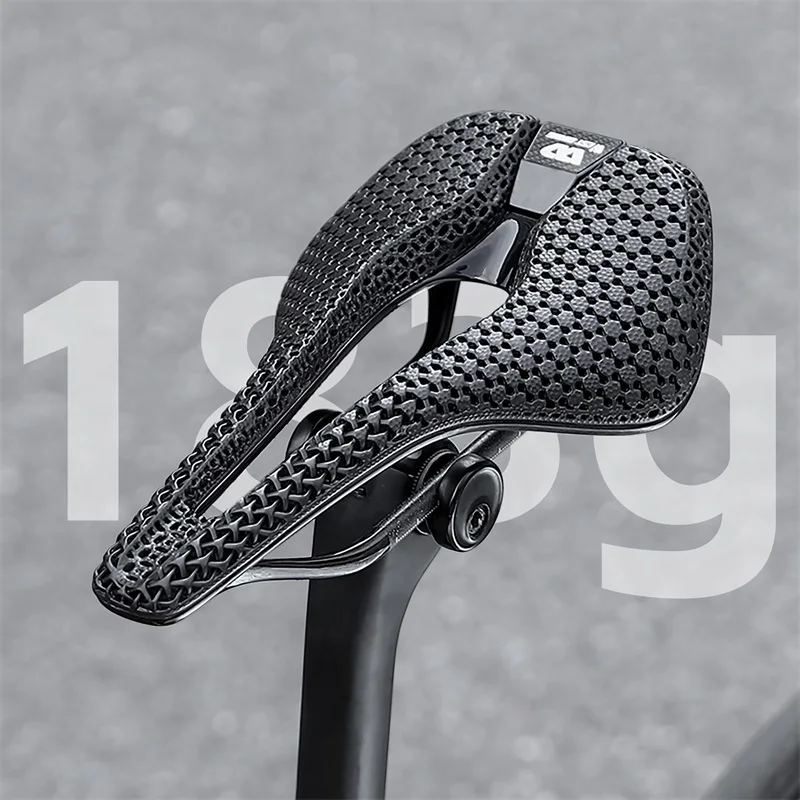 WEST BIKING 3D Printed Bicycle Saddle Ultralight Carbon Fiber Breathable Soft Cushion MTB Road Bike Triathlon Race Cycling Seat