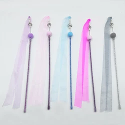 Hot sale cat toy new fairy tickling cat wand Hairball feather bell cute cat exclusive hand-held tickling cat wand