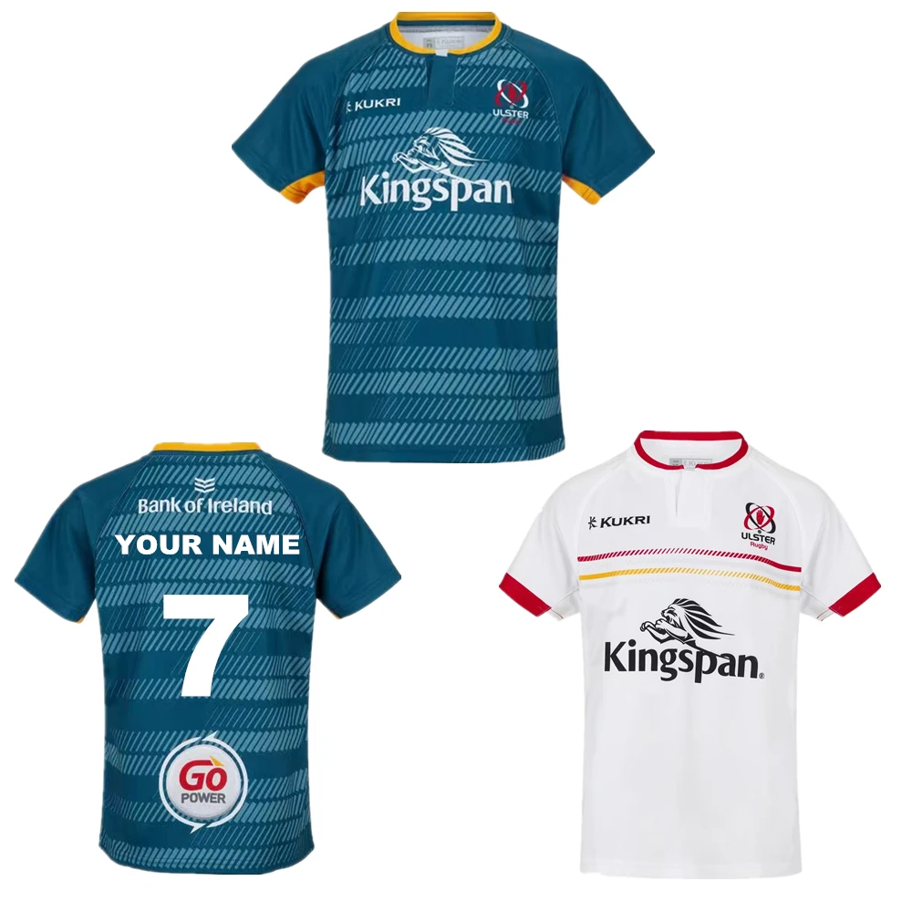 ULSTER Rugby jersey 2024 have away ULSTER rugby shirt T-Shirt Customized Name and Number