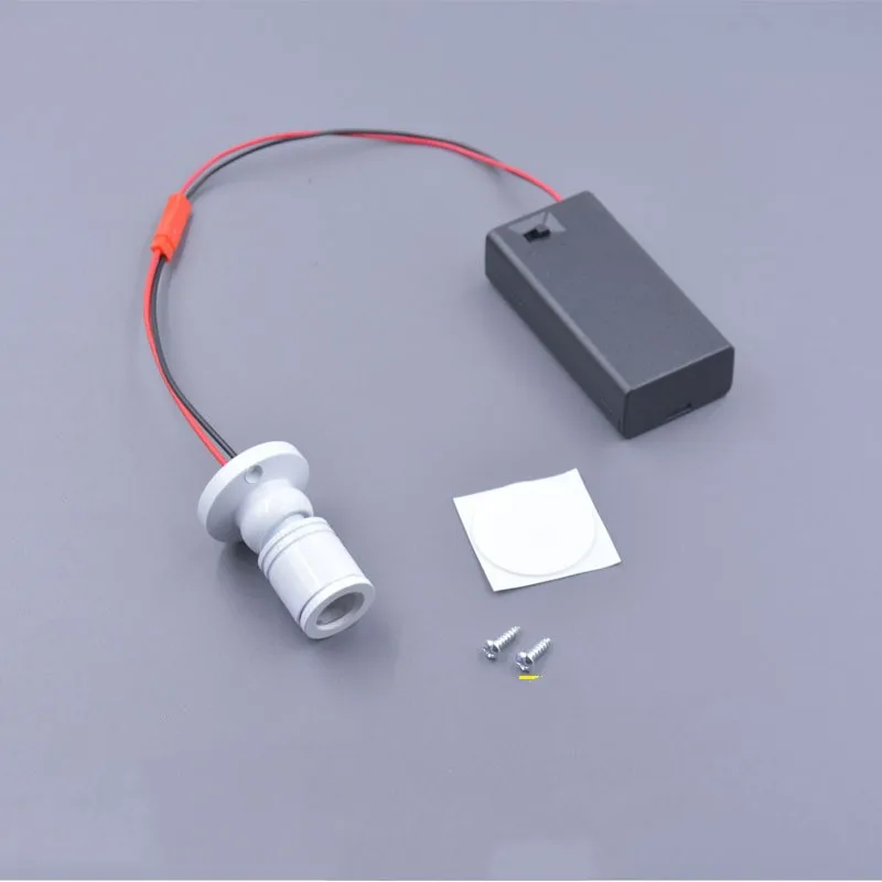 Spotlights Led Battery Box One Tow Two Mini 1W Small Spotlights Hand Box Display Model Spotlight Color Light Jewelry Lamp