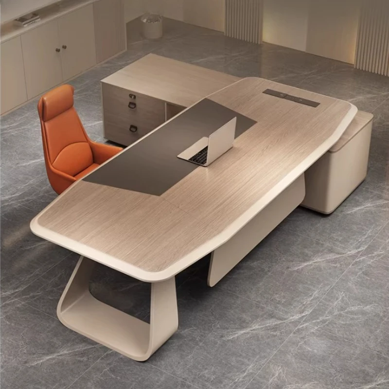 Modern Minimalist Office Desk Luxury Executive Nordic Multifunctional Office Desk Computer European Biurko Home Furniture