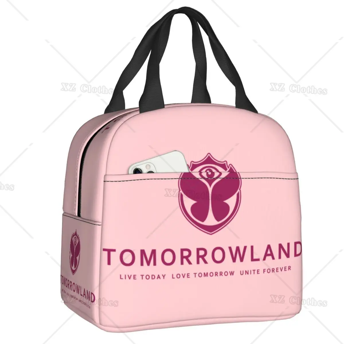 

Теплоизолированные ланч-пакеты Tomorrowland, многоразовый ланч-контейнер для музыкального фестиваля для мужчин и женщин, уличная Сумка-тоут для пикника