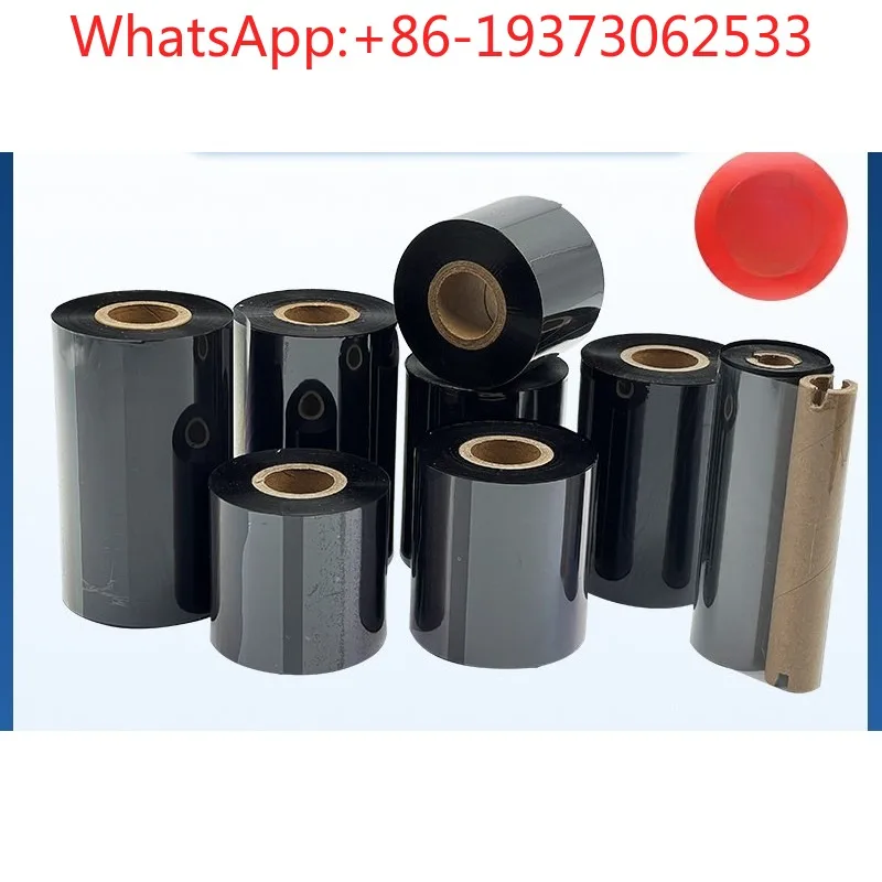Base Ribbon High Temperature Alcohol Resistant Barcode Printer PET Label Dumb Silver Paper Synthetic Paper PVC QR Code Ribbon