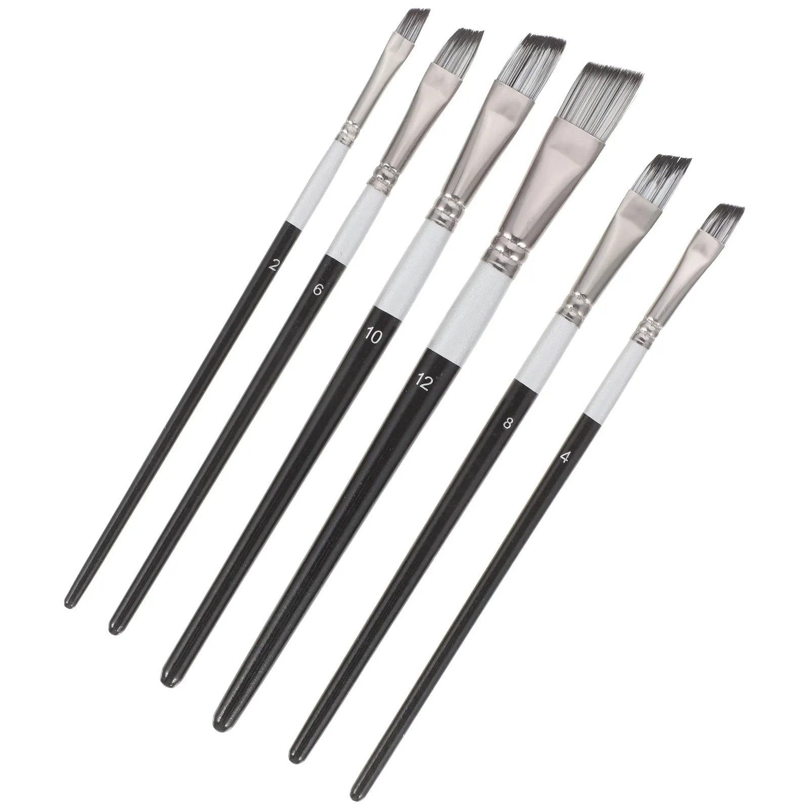 

6Pcs Painting Brush Set High-Quality Watercolor Brushes for Artists Acrylic Oil Gouache Miniature Detail Rock Painting