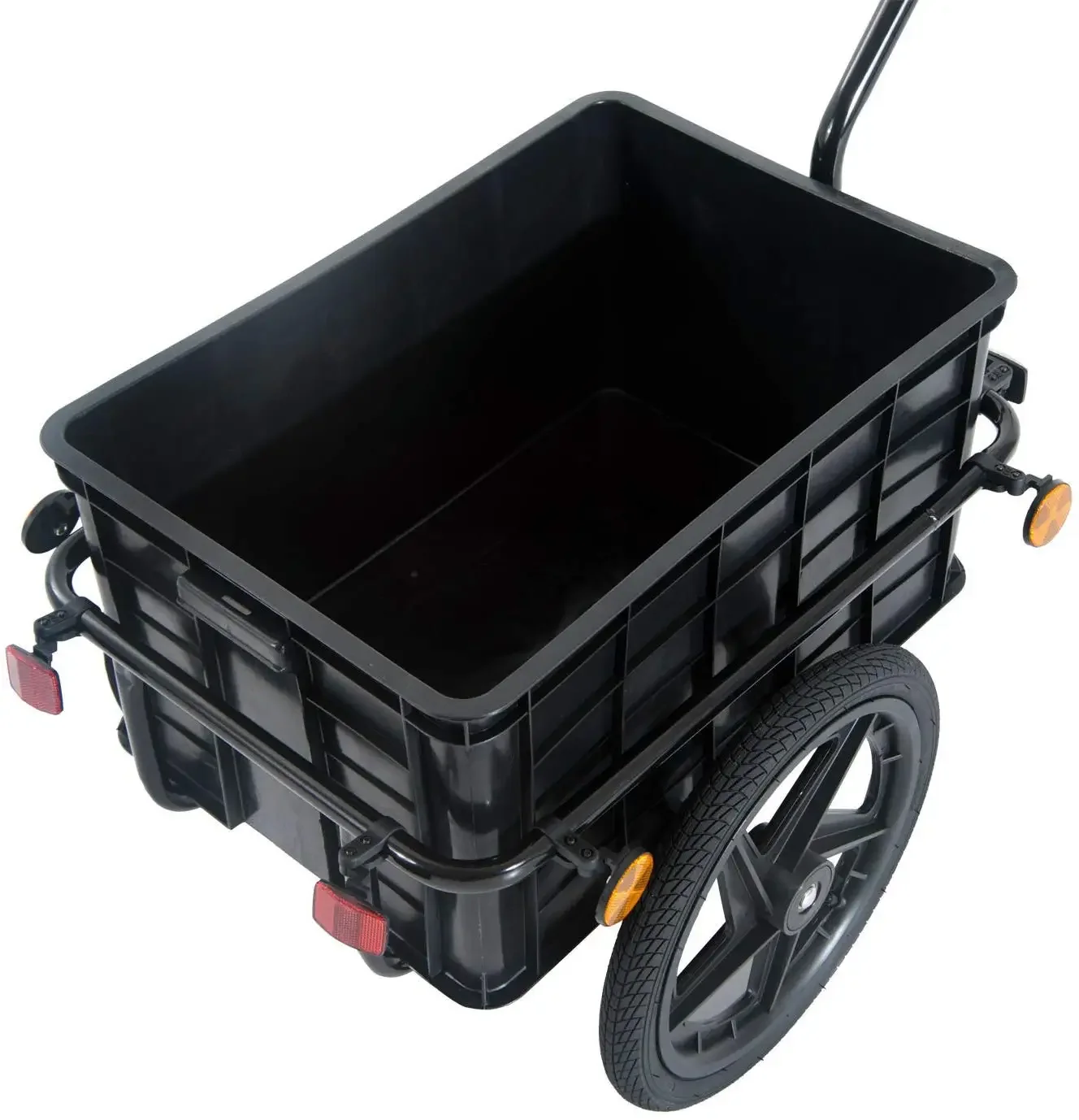 Outdoor Riding Steel Frame Bicycle Trailer Cargo Loading Transport Vehicle Trailer Luggage Transport Bicycle Trailer