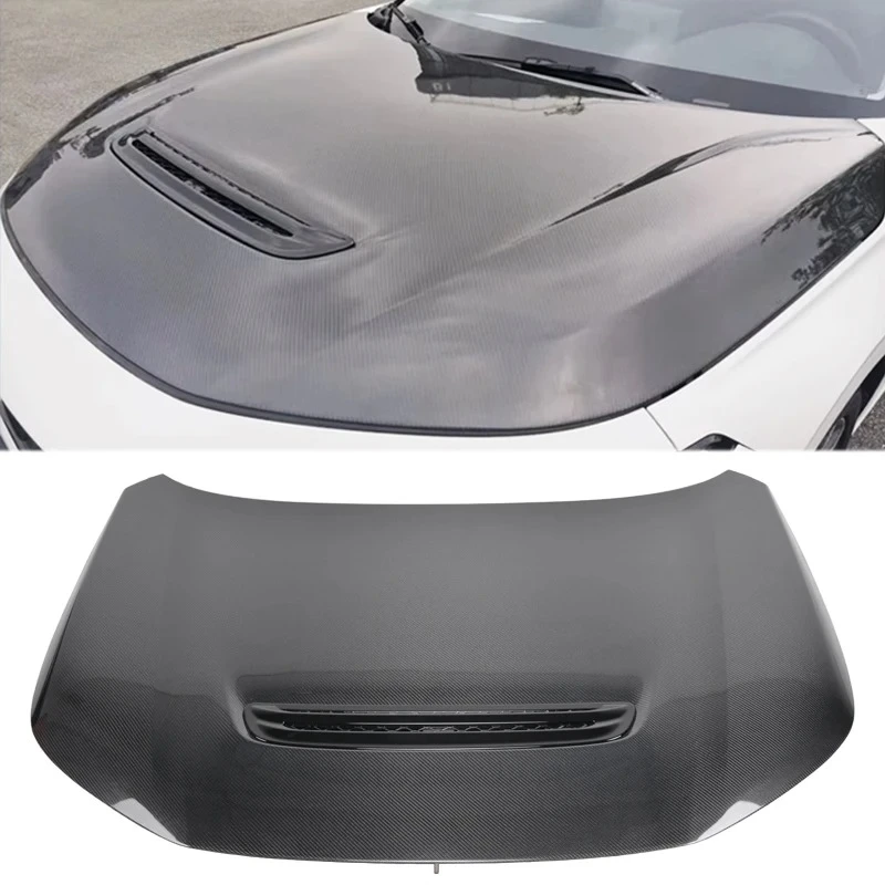

High Quality New For Honda For Civic FL5 Style Carbon Fiber Hood Vents Carbon Hood