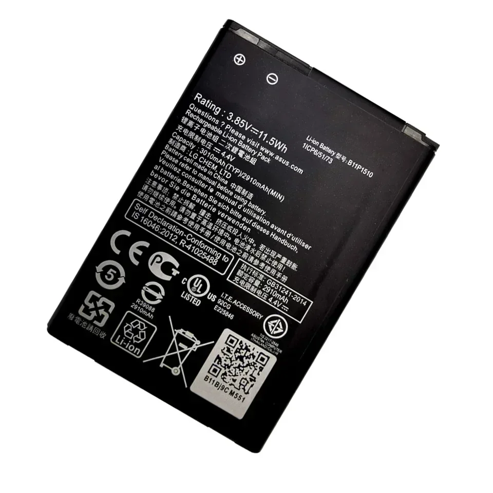 Original Phone Battery For ASUS ZenFone Go TV, ZB551KL, ZB551KL, X013DB, 3010mAh, B11P1510, 3010mAh