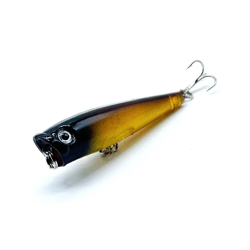 THRITOP Topwater Fishing Lure 65MM 6.5G 4 Different Colors Hard Bait Popper Wobblers Bass Pike Fishing Accessories TP206