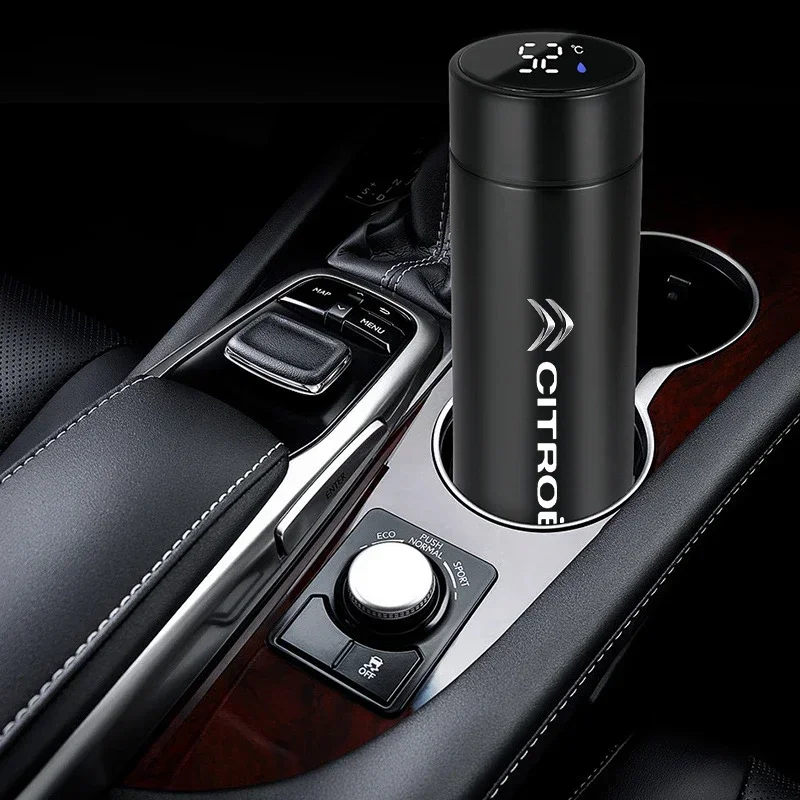 المحمولة مكنسة من الفولاذ المقاوم للصدأ كوب الذكية العزل زجاجة لسيتروين C1 C2 C3 C4 C4L C5 XSARA بيكاسو الصبار Vts Aircross