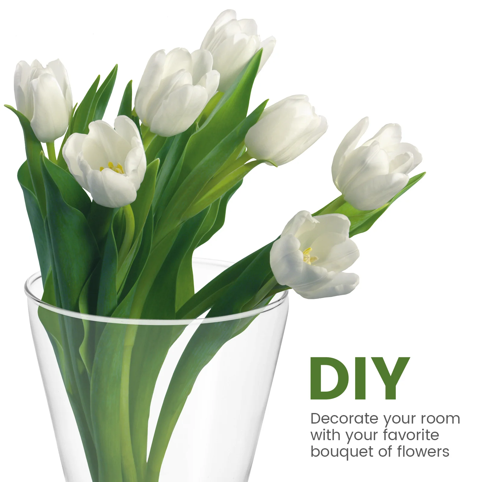 

Clear Circular Cone Glass Wall Hanging Vase for Dried Flowers Handmade Modern Decorative Planter High Borosilicate Glass Living