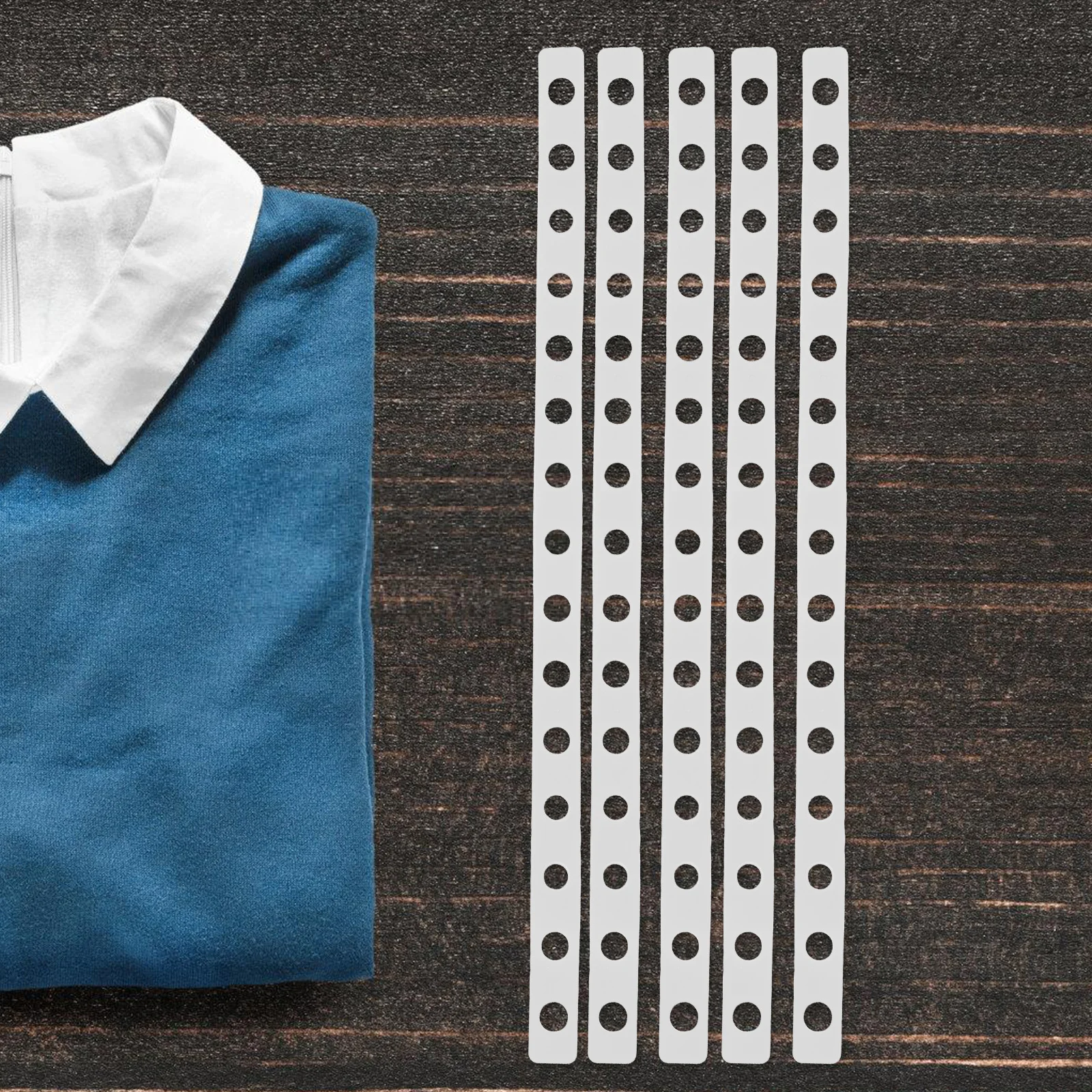 

12Pcs Versatile Plastic Hanger Strips Closet Organizer Connectors Clothes Display Garment Extender Closet Hanger Display Strips