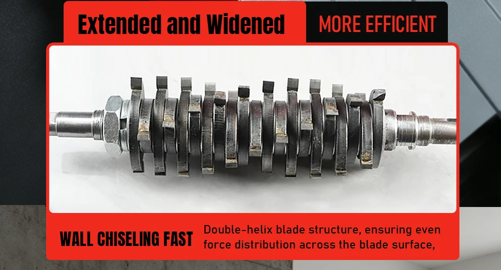Electric Wall Planer Handheld Wall Planing Machine Dust-Free Shovel Concrete Too