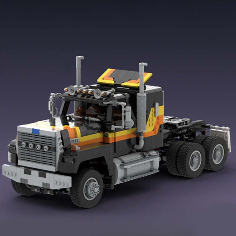 2443 個 MOC フォルデッド LTL ブラック テクニカルモデルビルディングブロックアーキテクチャ組み立てクリスマスギフト DIY おもちゃアイデアブリックキッズ