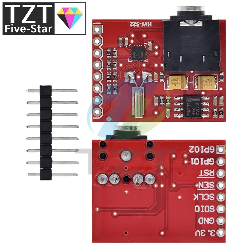 Si4703 RDS FM Radio Tuner Evaluation Breakout Module For Arduino AVR PIC ARM Radio Data Service Filtering Carrier Module