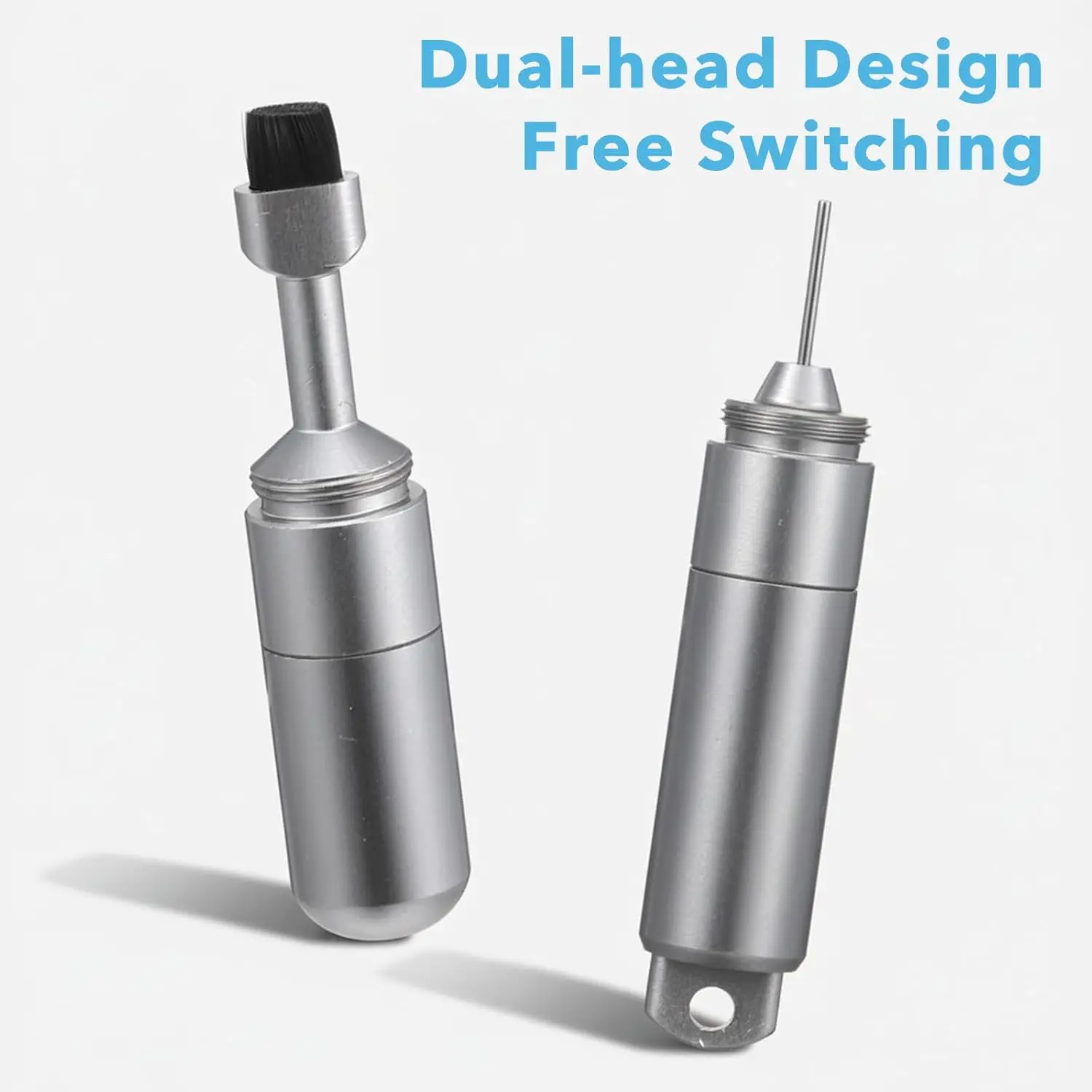 2-In-1 Double-Head SIM Card Pick-Up Pin, with Keychain Tool, Easy to Carry, for Cleaning Headphones, Mobile Phone Reset Devices view 6