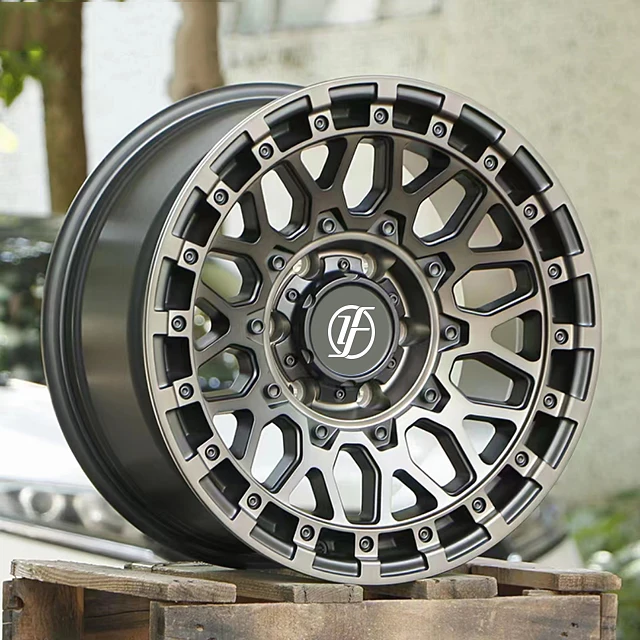 Yufei   6x139.7 wheels  offroad wheel 17/8.5 et0  car wheel rims tank300