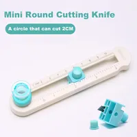 360 Adjustable Scrapbooking Circle Cutter Round Cutting Knife DIY Compass Cutter Paper Office Gadgets Creative Stationery Tools