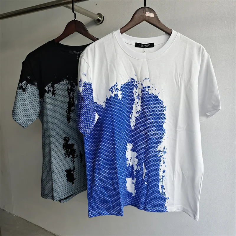 メンズTシャツ,カジュアル,ルーズフィット,純綿,白,夏,A-COLD-WALL