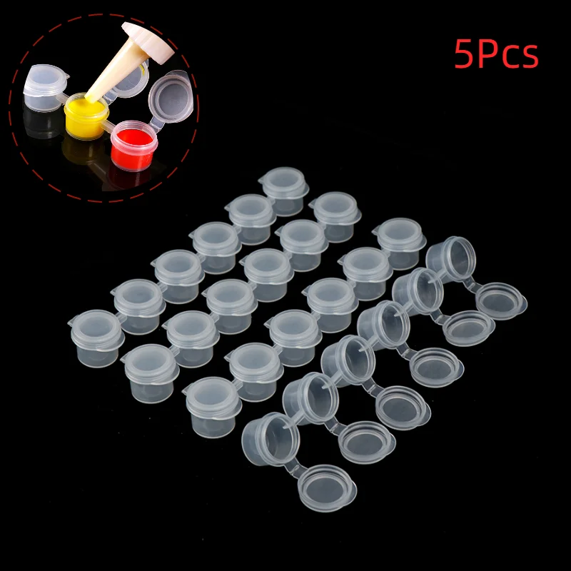 30Pcs Empty Joint Pigment Box Watercolour Oil Paint Acrylic Plastic Boxes Fine Art Paint Dispenser Boxes 2ml