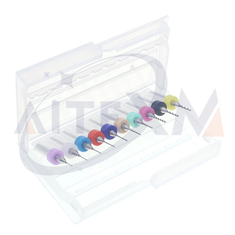 

YANXD 0.3 to 1.2mm Alloy Micro Drill Bit PCB Mini Drill Bit Tungsten Steel Carbide Drill Bit Set Printed Circuit Board