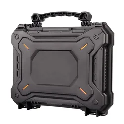 Tool Box Hard Carry Case Waterproof Safety Camera Protective Case Portable Tools Suitcase Military Pistol Storage Bag & Foam Pad