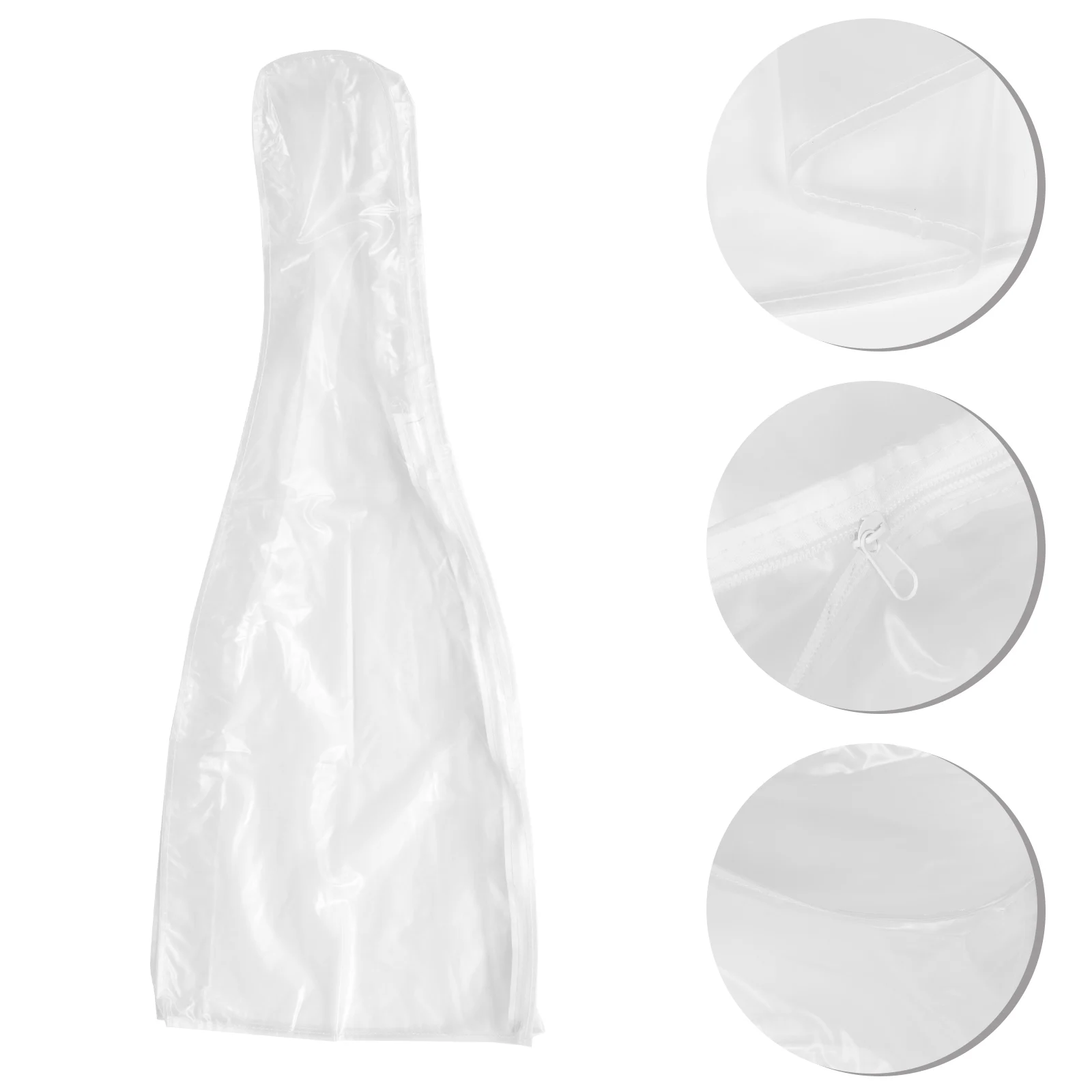 

Waterproof Guitar Cover Clear Hard Dustproof Protector Frosted PVC Acoustic Bass Instrument Travel Case Dirt Resistant Durable